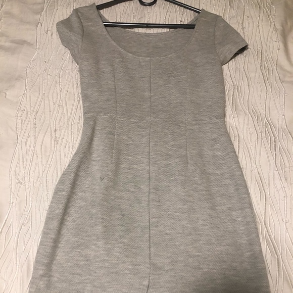 Gray Banana Republic Work Dress Sz 0 (runs big) - Picture 2 of 3